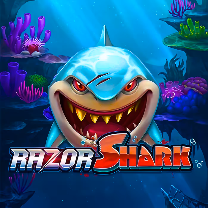 Razor Shark underwater adventure slot featuring sharks and mystery stacks